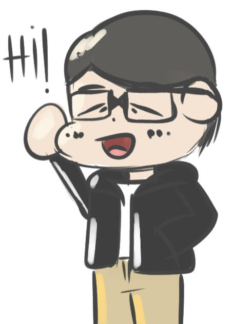 Quick chibi drawing of me saying hi!