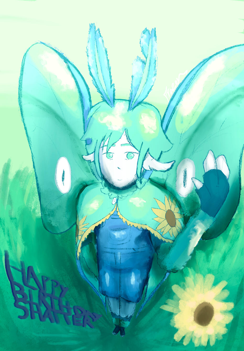 Birthday art i made for a friend