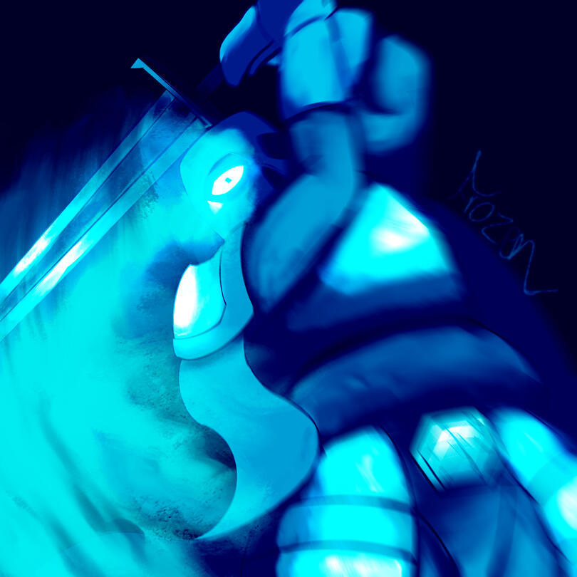 Halloween Art I made for fun in 2022 featuring Sans and Papyrus from Undertale.